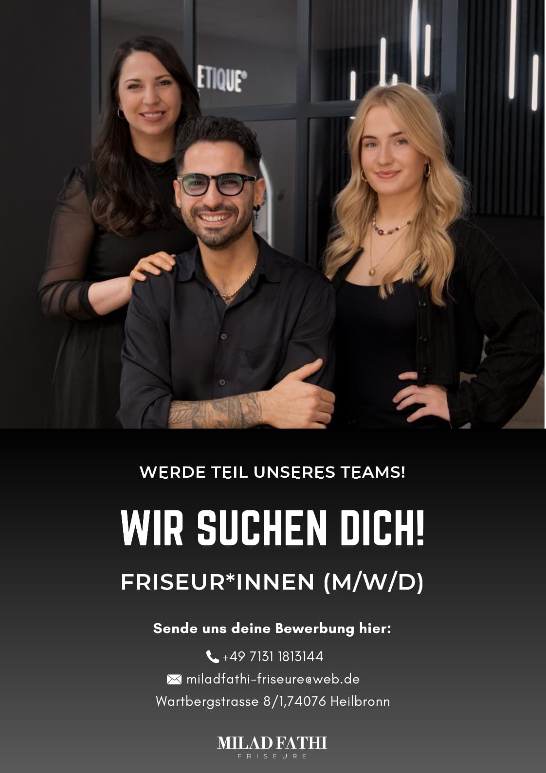 Wir suchen Dich! Friseur*innen (m/w/d)